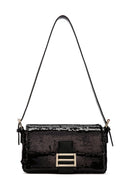 Women's Black Sequin Shoulder Bag | Derimod