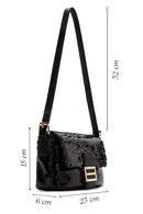 Women's Black Sequin Shoulder Bag | Derimod