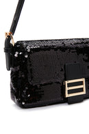 Women's Black Sequin Shoulder Bag | Derimod