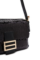Women's Black Sequin Shoulder Bag | Derimod