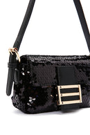 Women's Black Sequin Shoulder Bag | Derimod