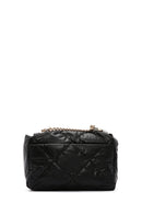 Women's Black Quilted Crossbody Bag | Derimod