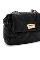 Women's Black Quilted Crossbody Bag | Derimod