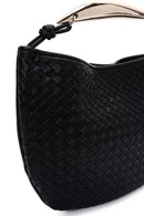 Women's Black Braided Handbag | Derimod