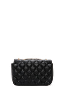 Women's Black Quilted Crossbody Bag | Derimod