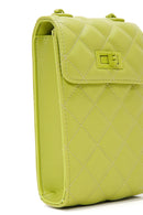 Women's Green Quilted Mini Crossbody Bag | Derimod