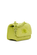 Women's Green Quilted Mini Crossbody Bag | Derimod