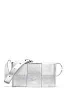 Women's Silver Metallic Crossbody Bag | Derimod