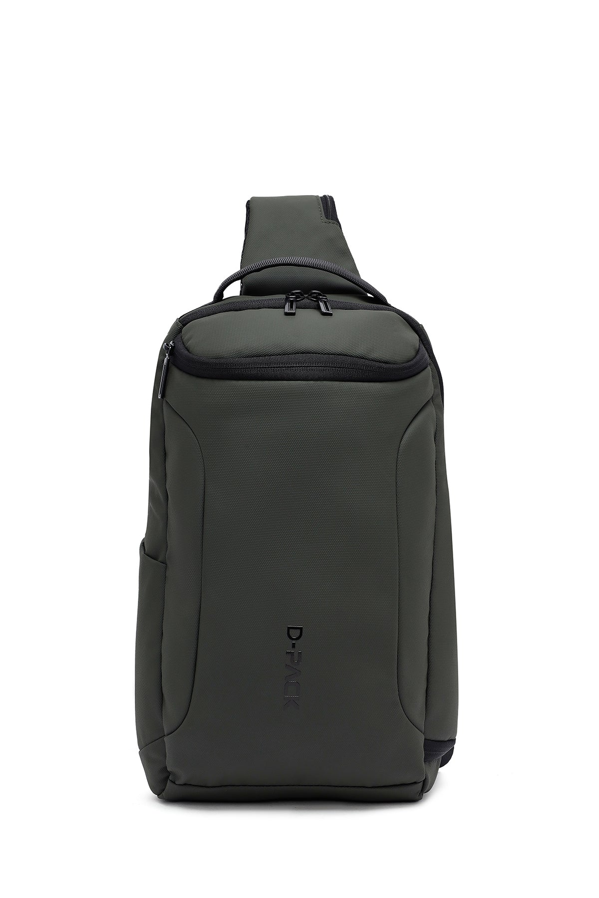 D-Pack Erkek Haki Teknolojik Kumaş Çapraz Çanta 23SBD30016F | Derimod