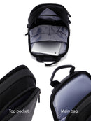 D-Pack Men's Black Technological Fabric Crossbody Bag | Derimod