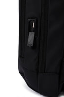 D-Pack Unisex Black Technological Fabric Hardcase Backpack | Derimod