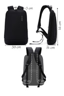 D-Pack Unisex Black Technological Fabric Hardcase Backpack | Derimod