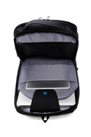 D-Pack Unisex Black Technological Fabric Hardcase Backpack | Derimod