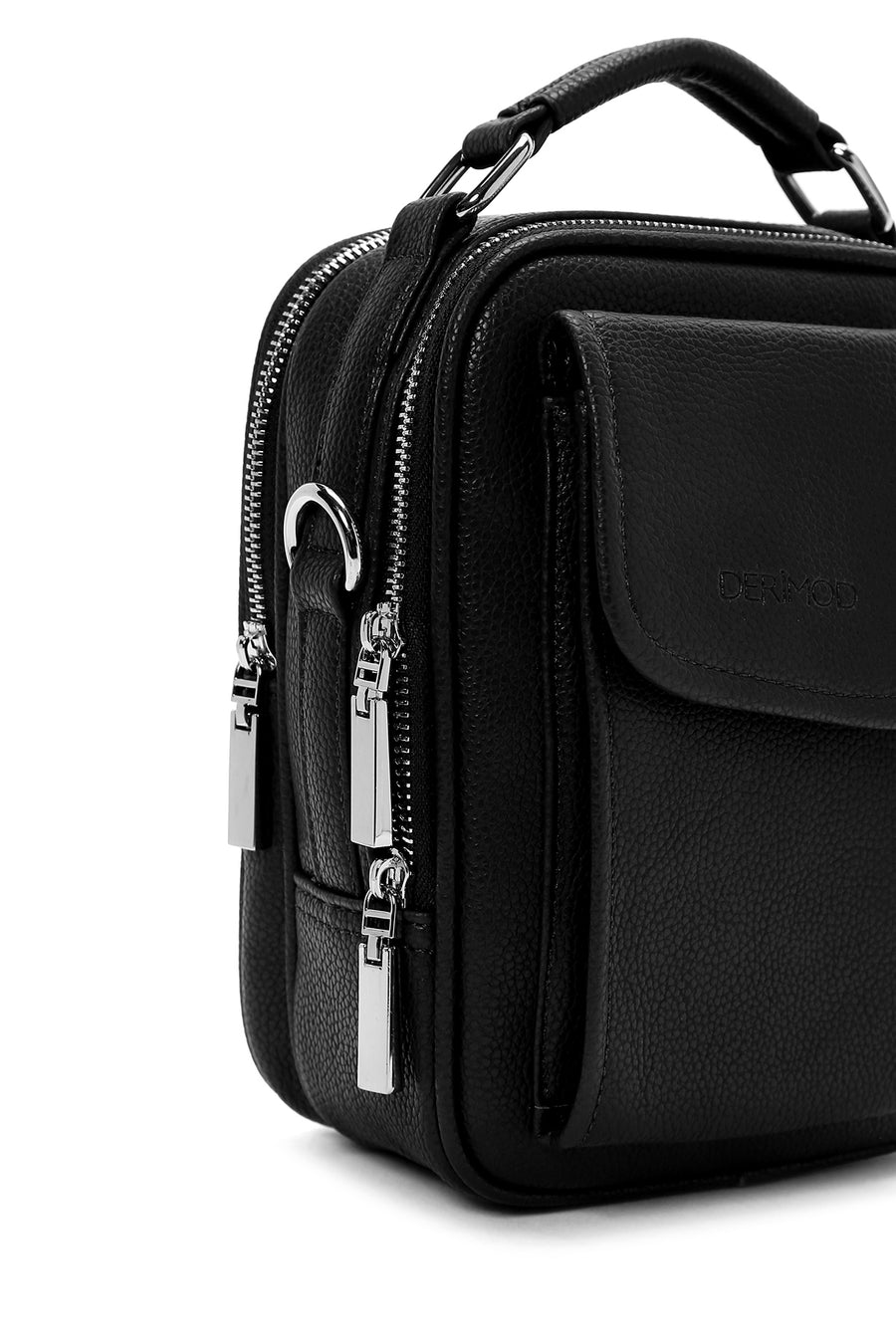 Men's Black Crossbody Bag