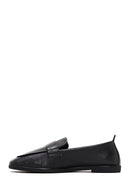 Kadın Siyah Deri Loafer | Derimod