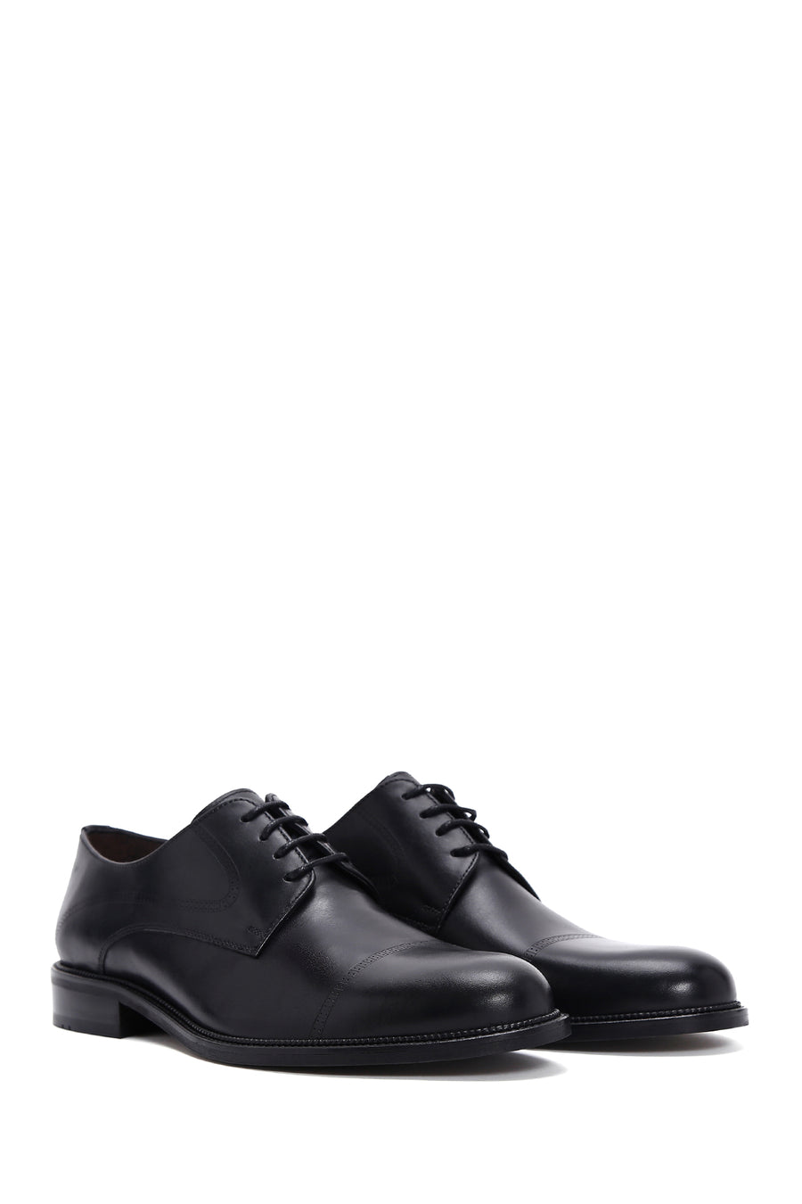Men's Black Leather Classic Shoes