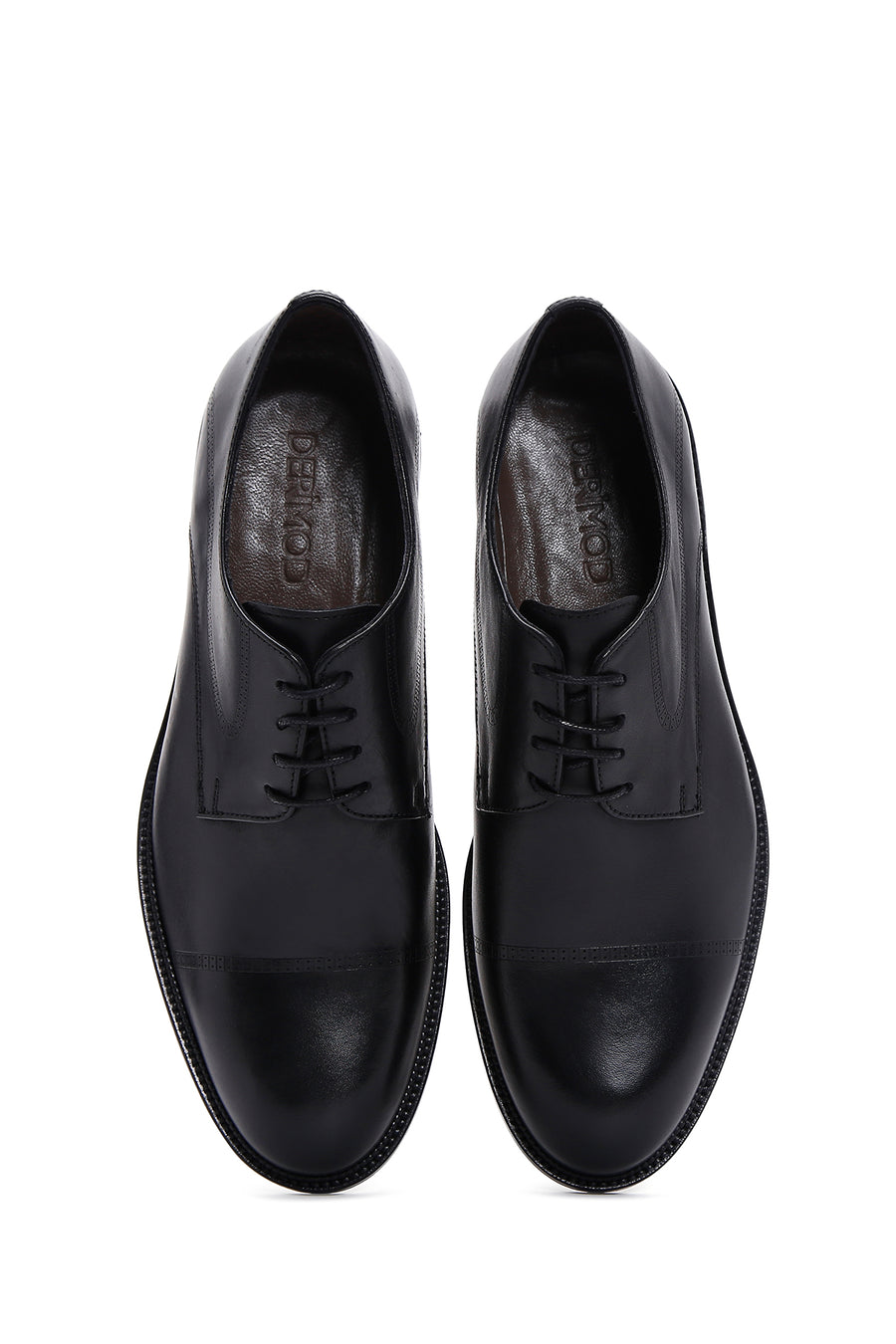Men's Black Leather Classic Shoes