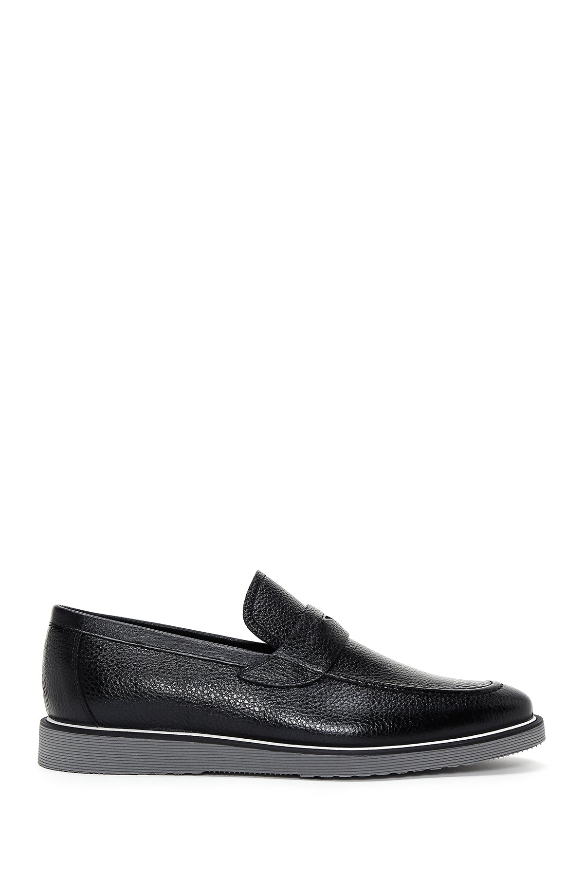 Erkek Siyah Deri Casual Loafer 23SFD6002FT | Derimod