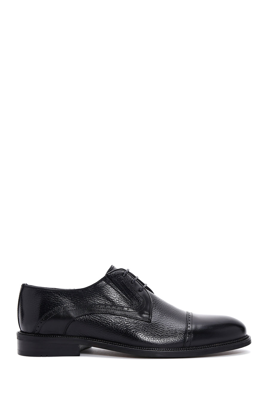 Men's Black Leather Classic Shoes 23SFD6003FT | Derimod