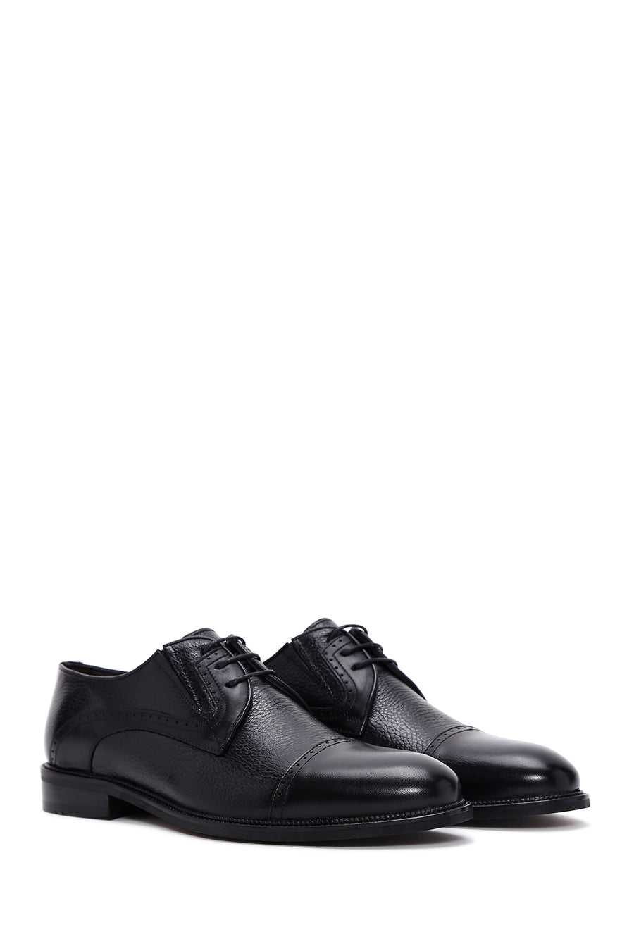 Men's Black Leather Classic Shoes