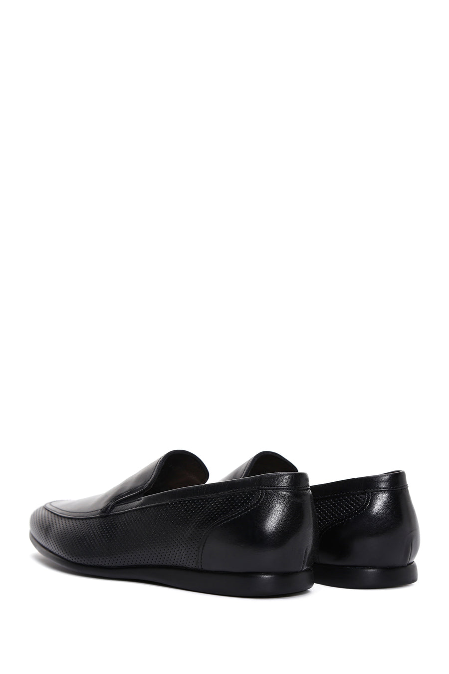 Erkek Siyah Deri Klasik Loafer