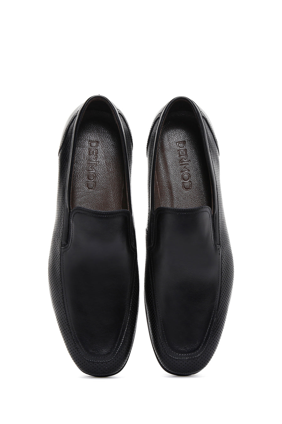 Erkek Siyah Deri Klasik Loafer