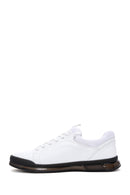 Men's White Leather Sneaker | Derimod