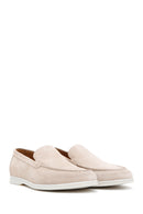 Men's Beige Suede Leather Sports Loafer | Derimod