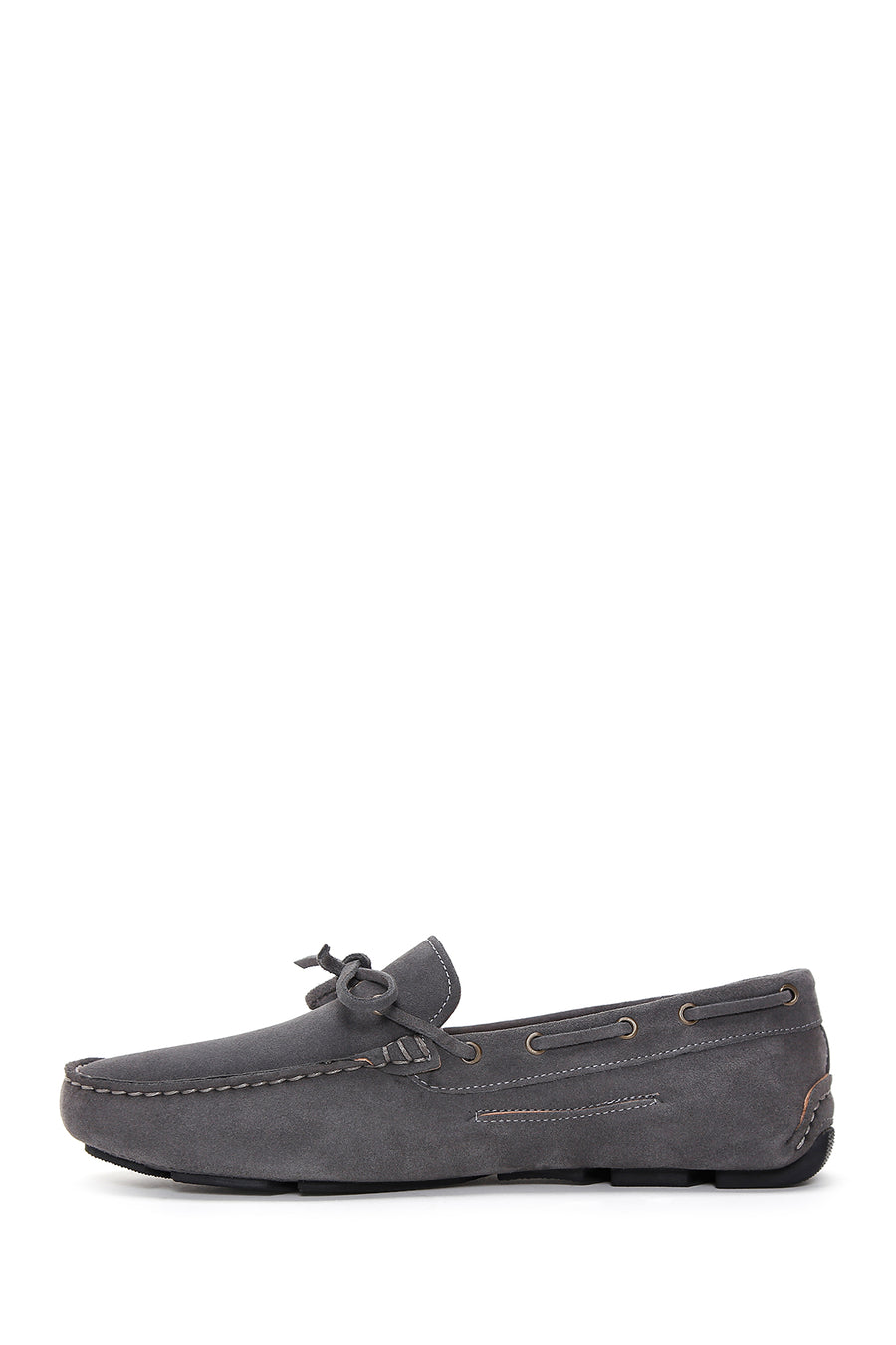 Men's Gray Suede Leather Casual Loafer