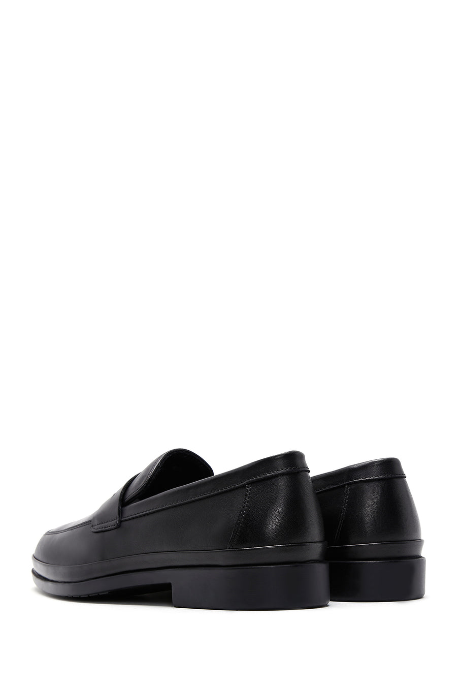 Erkek Siyah Deri Klasik Loafer