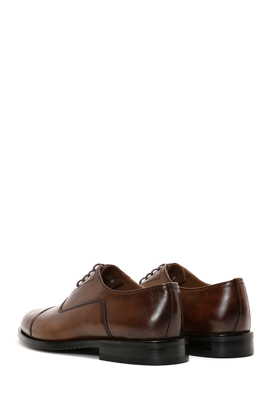 Men's Brown Leather Oxford Shoes