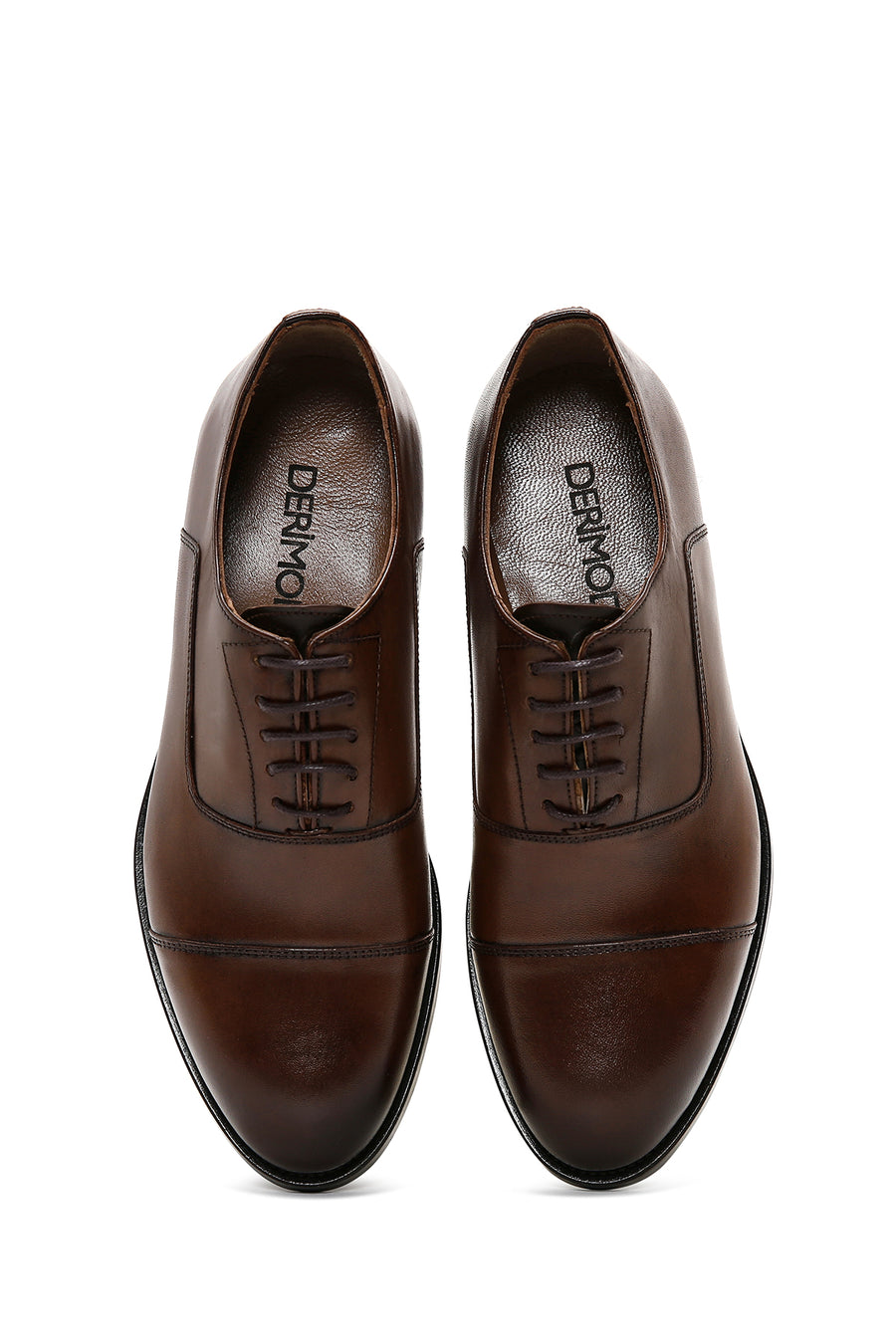 Men's Brown Leather Oxford Shoes