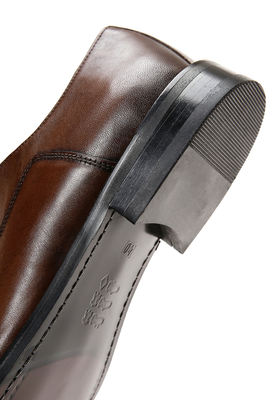 Men's Brown Leather Oxford Shoes