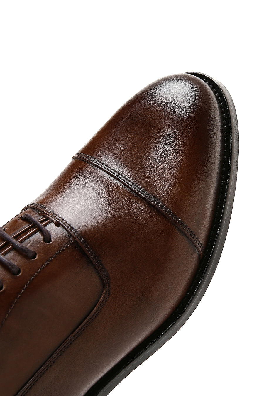 Men's Brown Leather Oxford Shoes