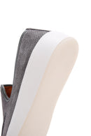 Men's Gray Suede Leather Sports Loafer | Derimod