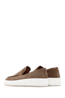 Men's Mink Suede Leather Sports Loafer | Derimod