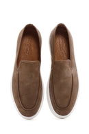 Men's Mink Suede Leather Sports Loafer | Derimod