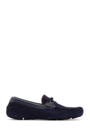 Erkek Lacivert Süet Deri Spor Loafer | Derimod