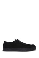 Men's Black Suede Leather Casual Shoes | Derimod