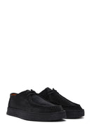 Men's Black Suede Leather Casual Shoes | Derimod