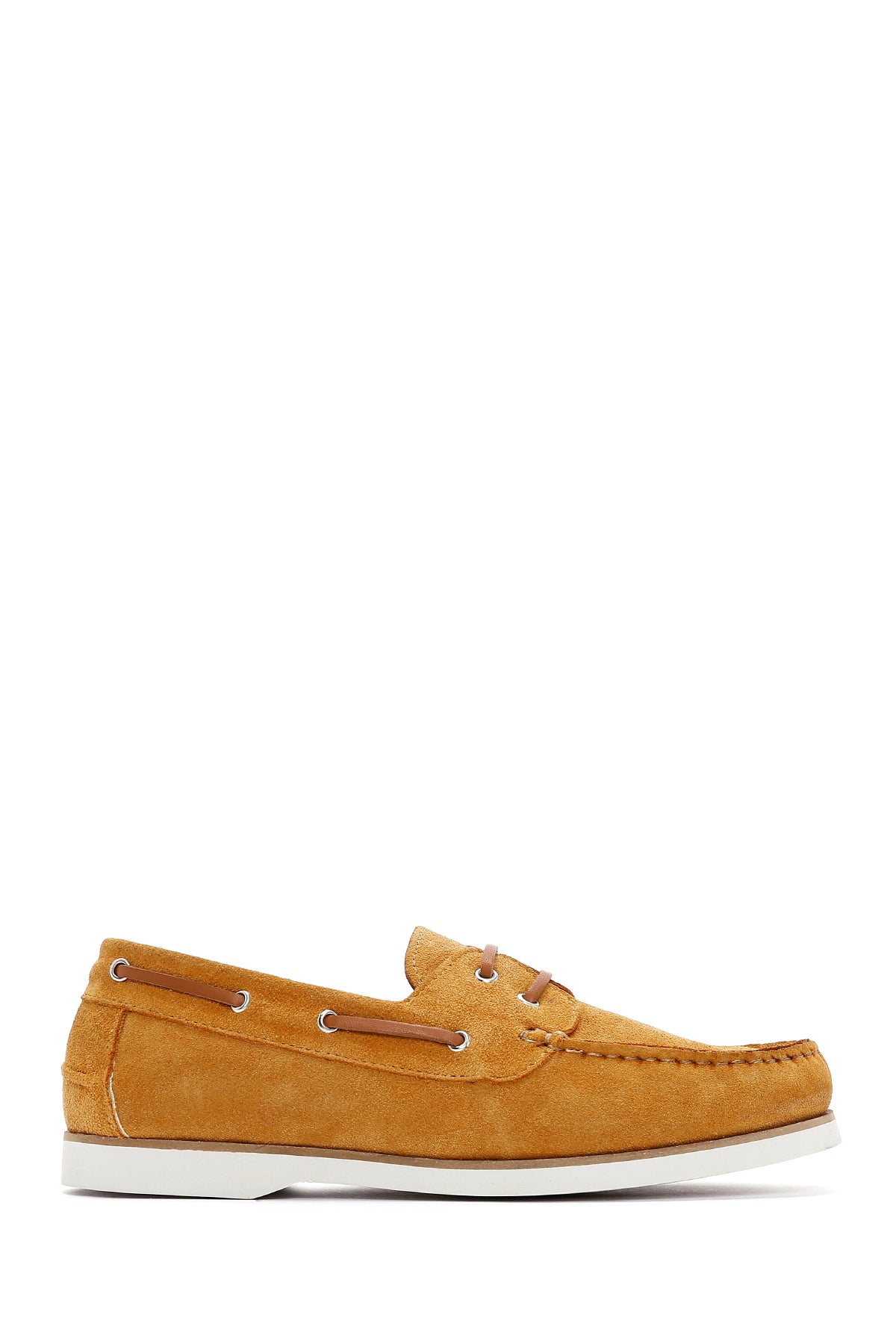 Men's Yellow Suede Leather Casual Shoes 23SFD633710 | Derimod