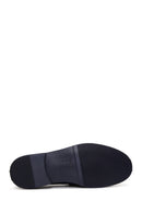 Men's Navy Blue Leather Classic Loafer | Derimod