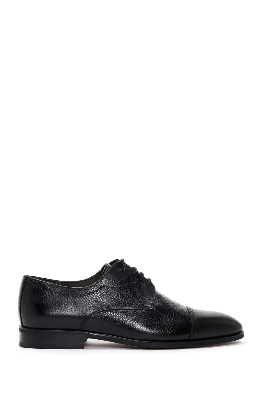 Men's Black Leather Classic Shoes 23SFD6534FT | Derimod