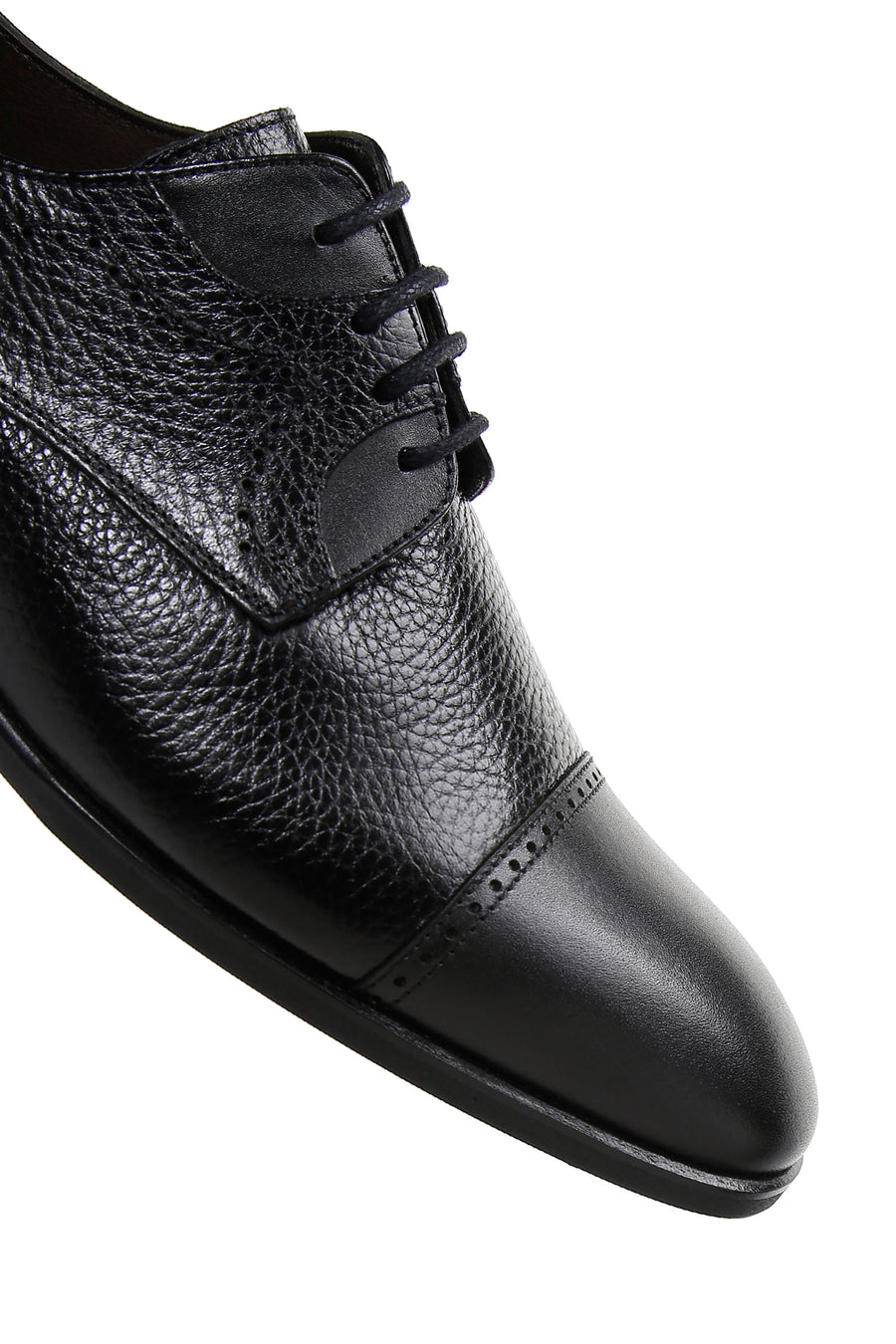 Men's Black Leather Classic Shoes