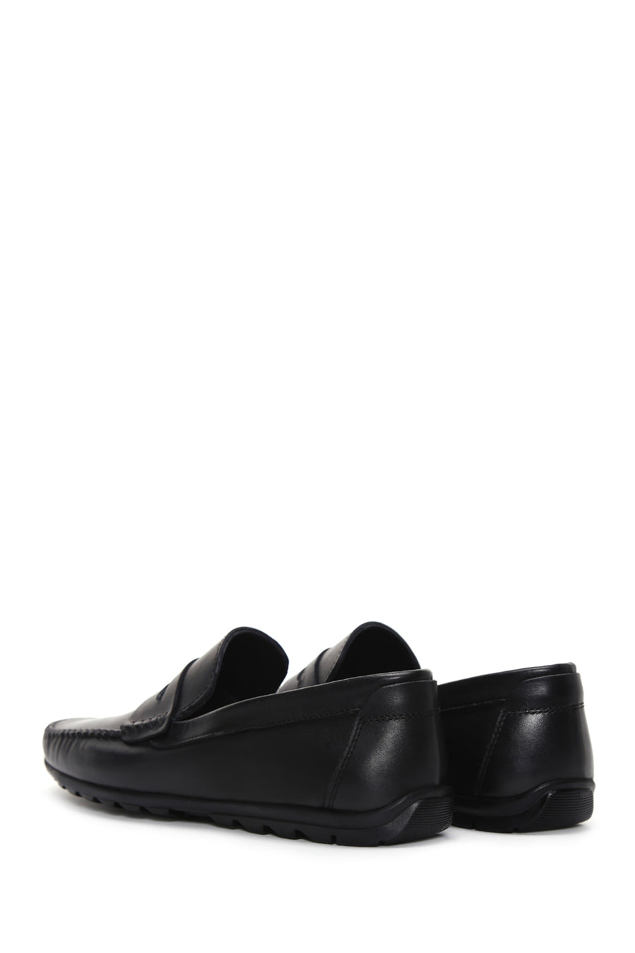 Men's Black Leather Classic Loafer