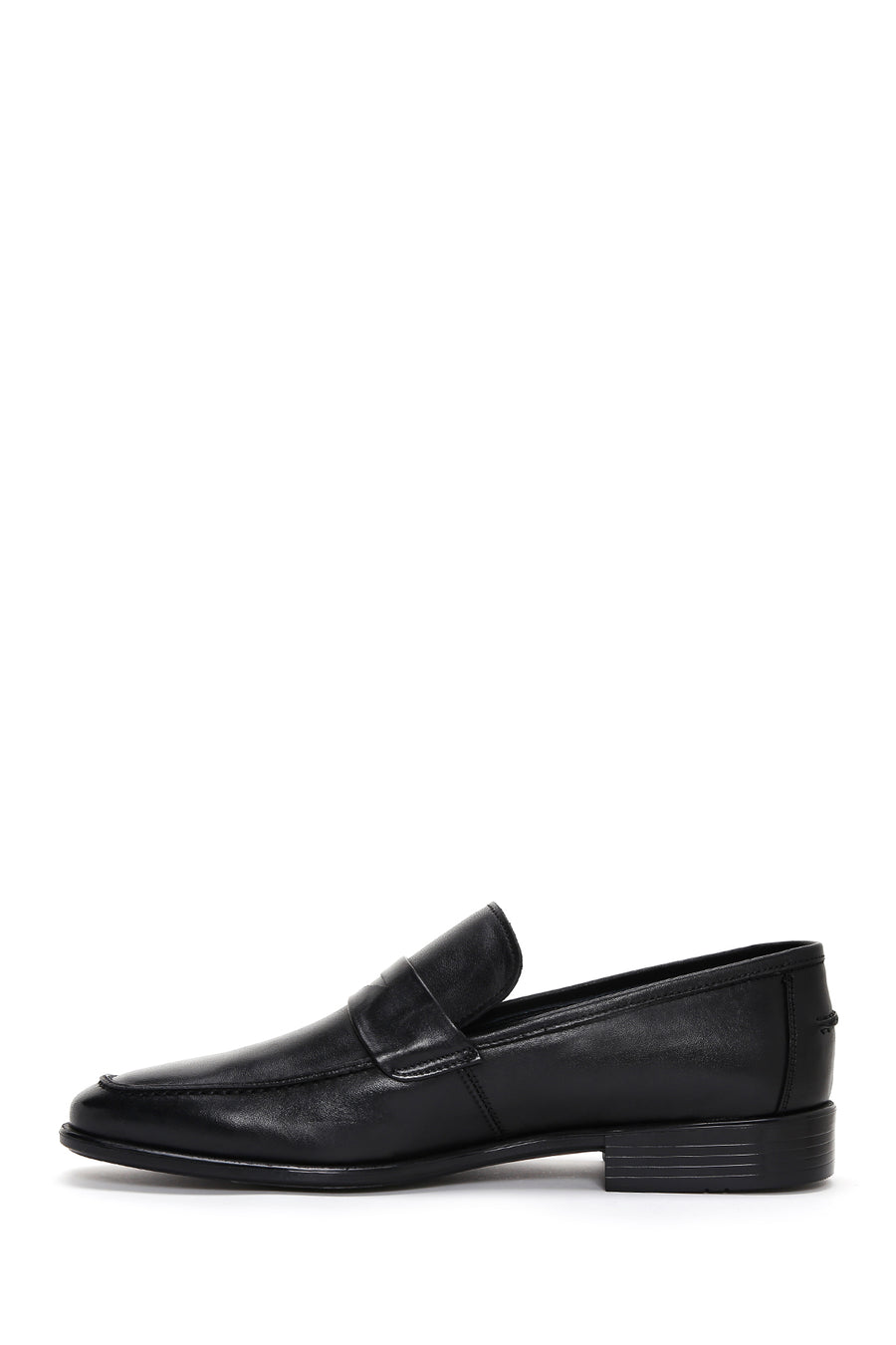 Men's Black Leather Classic Loafer