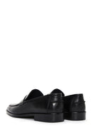 Men's Black Leather Classic Loafer | Derimod