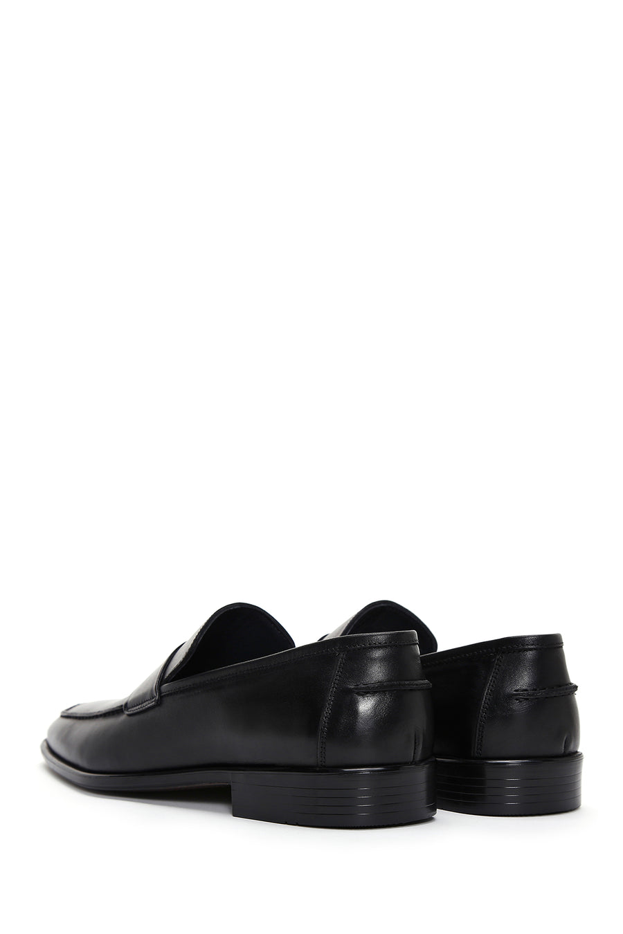 Men's Black Leather Classic Loafer