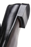 Men's Black Leather Classic Loafer | Derimod