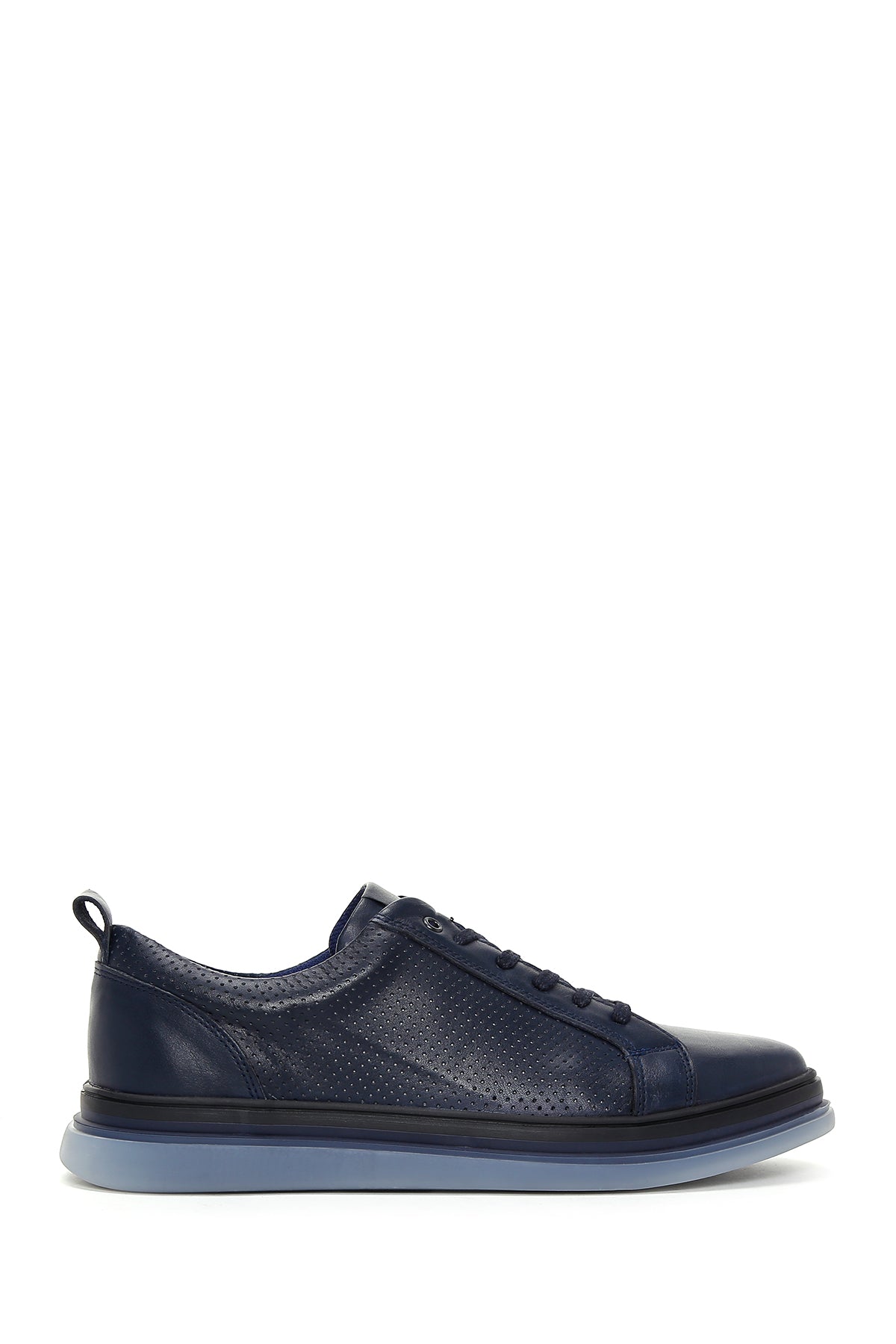 Erkek Lacivert Deri Sneaker 23SFD680918 | Derimod